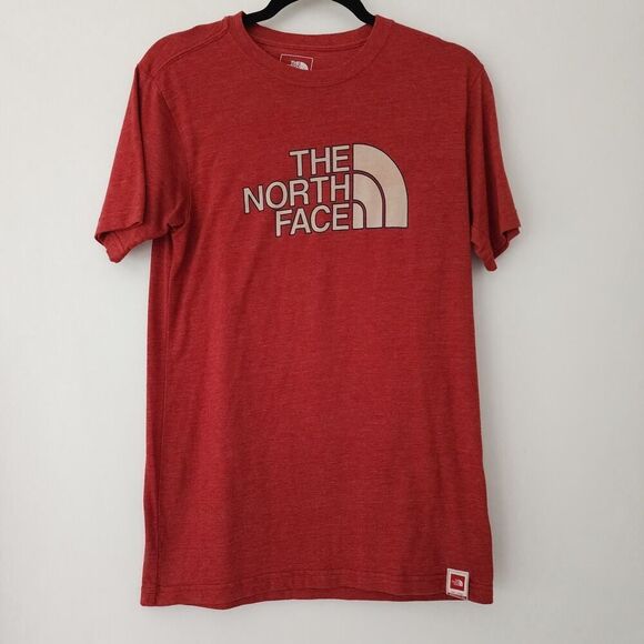 The North Face red short sleeve front graphic t-shirt mens size S‎ - Picture 1 of 4